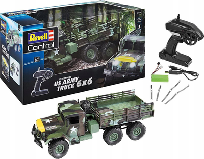Kamion me telekomandë Revell 24439 Crawler US Army Truck, 6x6, 2.4 GHz, kamuflazh