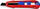 Thikë univerzale Knipex CutiX, trup magnezi, stabilizues tehu, e kuqe