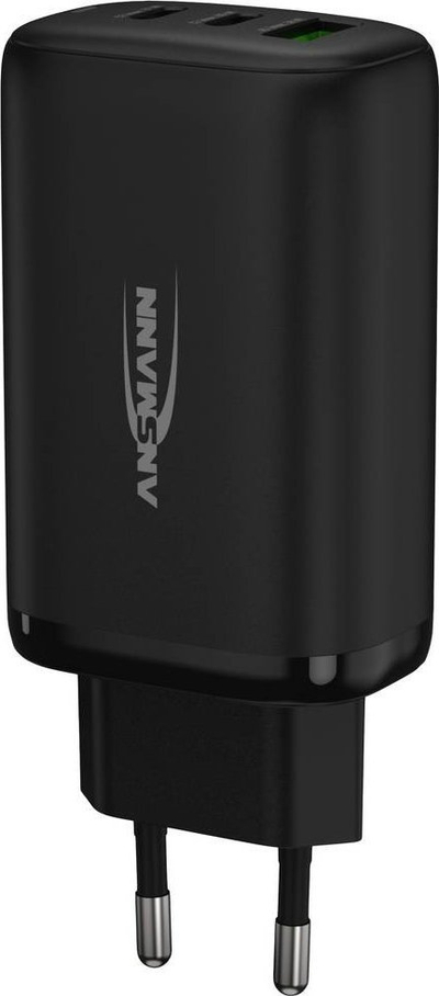 Karikues muri Ansmann Home Charger HC365PD, 65W, 2x USB C dhe USB A, i zi