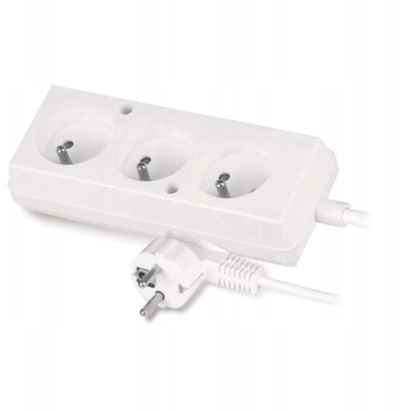 Zgjatues elektrik KBL PS-370, 3 dalje, 1.5m 10A, i bardhë