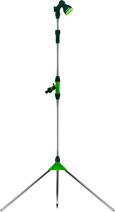 Dush kopshti Verto 15G685, teleskopik, me tripod, jeshil