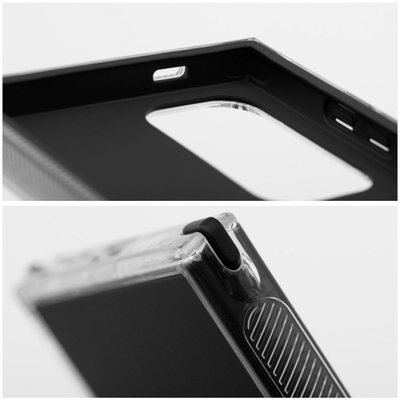 Futera mbrojtëse Matrix për Xiaomi Redmi 14C, shumë e hollë, kundra goditjeve, e zezë