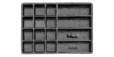 Insert organizues Neo Tools 84-249, plastik, për dollapë 84-221 84-222, portokalli