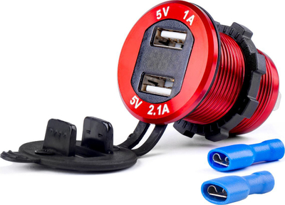Ngarkues makine AMiO 02861, 3.1A, me bulona montimi, i zi