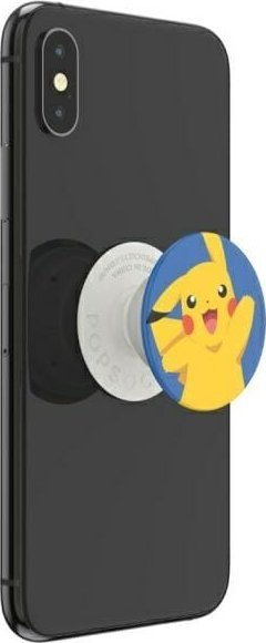 Држач за телефон PopSockets PopGrip Pikachu Knocked, универзален, жолт