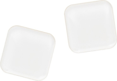 Magnetë akrilik “Super Strong Magnet”, 2 x 5 x 2.5 cm, set me 2 copë, të bardhë