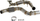 Downpipe TurboWorks për Mercedes Benz B Class W246 B180 B200 B260, çelik inox, sportiv