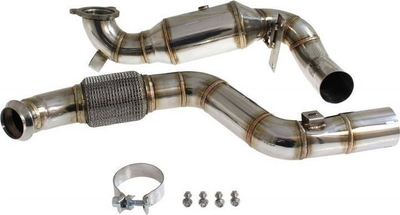 Downpipe TurboWorks për Mercedes Benz B Class W246 B180 B200 B260, çelik inox, sportiv