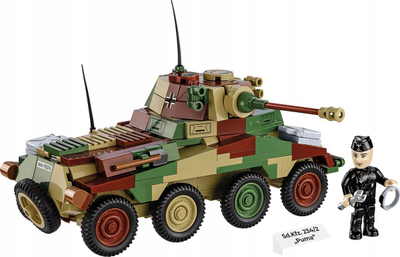 Set blloqe Cobi Sd.Kfz. 234/2 Puma, Historical Collection, shkalla 1:35, shumëngjyrësh