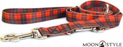Zinxhir i rregullueshëm për qen Matteo Tartan, 20mm, 220cm, shumëngjyrësh