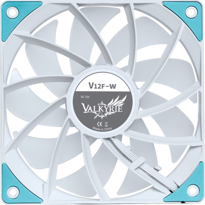 Ftohës Valkyrie V12F ARGB, 120 mm, i bardhë