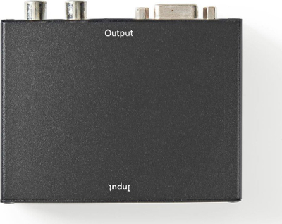 Konvertues HDMI në VGA Nedis VCON3450AT, dalje audio R/L, i zi