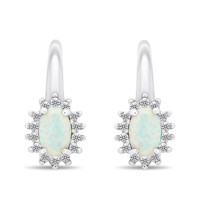 Vathё Brilio Silver Opals EA432W