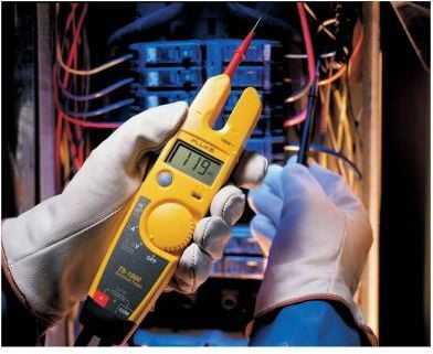 Тестер за напон Fluke T5-1000, 1000V AC/DC, дигитален, жолт