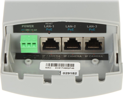 Access point CAMSAT CDS-6IP-3POE, 5.8 GHz, PoE me 3 porta, i bardhë