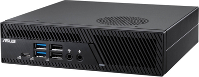 Мини ПК Asus PB63, HDMI 2.0, повеќе USB порти, црн