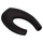 Dekor tavoline qeramike Ellipto 15x7x21,5Hcm (HM4643.02), zezë