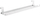 Rregullues kabllosh InLine Cable Guide Shelf, për montim nën tavolinë, 59cm, i bardhë
