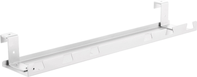 Rregullues kabllosh InLine Cable Guide Shelf, për montim nën tavolinë, 59cm, i bardhë