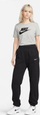 Bluza Nike Sportswear Essentials Logo Tee, për goca, pambuk, gri e errët