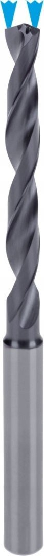 Stërvitëse karbide për metal MasterDrill FI12 HA12VHM, 12mm, 118mm, gri e errët