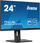 Monitor iiyama ProLite XUB2493HS-B6, 23.8", 1920 x 1080, Full HD, i zi