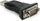 Adapter USB në RS-232 Delock 61460, USB 2.0, me kabllo zgjatuese, i zi