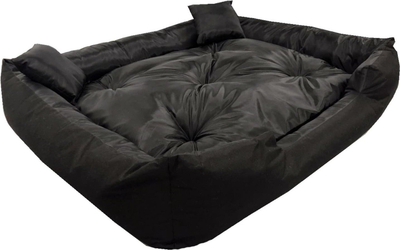 Shtrat për qen AIO FACTORY Dog Bed ECCO, 130 x 105 cm, najlon i papërshkueshëm nga uji, i zi