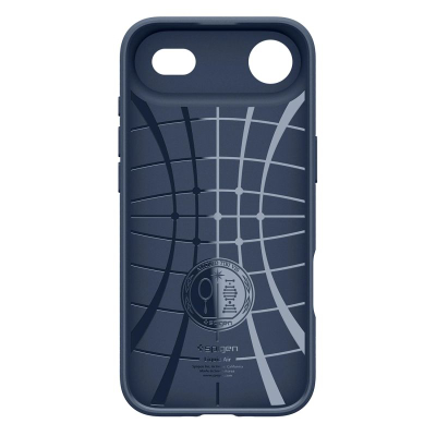 Kapak telefoni Spigen Liquid Air për iPhone 17 Pro, antirrëshqitës, blu navy