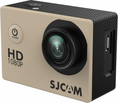 Kamerë aksion SJCAM SJ4000, Full HD, 2.0", e verdhë