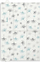 Tapet ndërrimi bebe Sensillo Travel Mat Botanical Blue, 58x40cm, i papërshkueshëm nga uji, blu