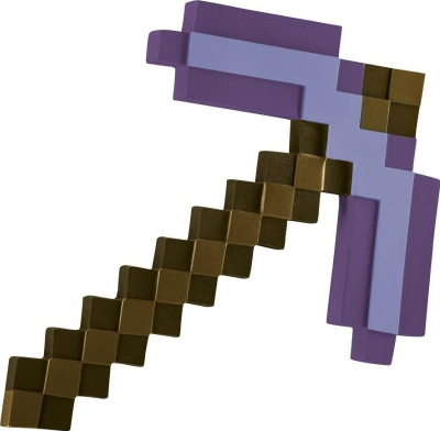 Lodër Minecraft Enchanted Pickaxe, plastikë, për cosplay, shumëngjyrëshe