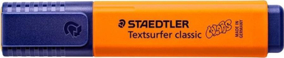 Marker për nënvizim Staedtler Textsurfer Classic, me bojë me bazë uji, portokalli