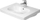 Lavabo Duravit D-Code 03426500002, 65cm, me tejmbushje, e bardhë