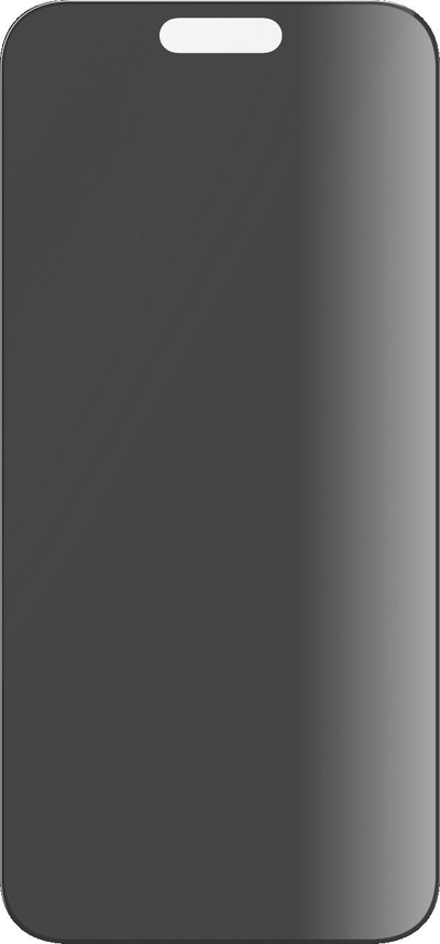 Mbrojtëse ekrani PanzerGlass Privacy, iPhone 15 Pro Max, xham i temperum, Ultra Wide Fit, e zezë