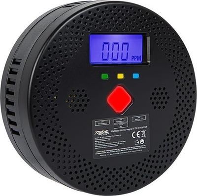 Detektor monoksidi karboni Tuya Smart, Wifi, alarm inteligjent, i bardhë