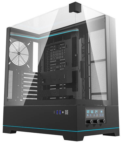 Kuti kompi Darkflash DY450, pa ventilatorë, e zezë