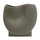 Dekor tavoline qeramike Glaze 26x14x25Hcm (HM4610.03), gri