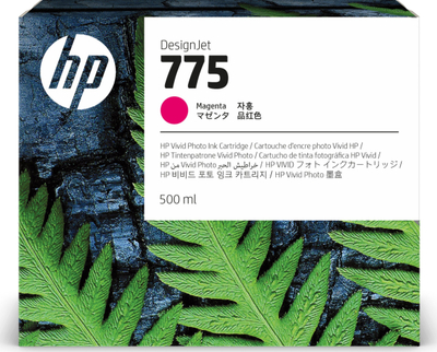 Kartutshë boje HP 775 DesignJet, 500 ml, magenta