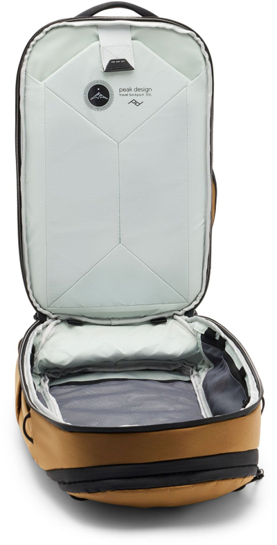 Çantë shpine për udhëtime Peak Design Travel Backpack 30L, najlon i papërshkueshëm nga uji, coyote