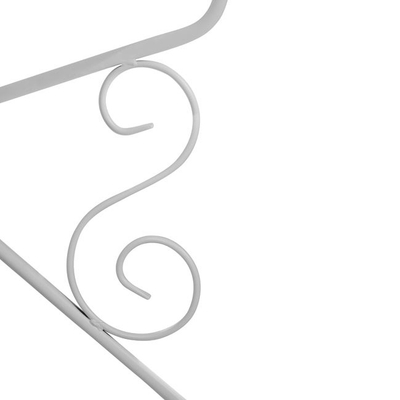 Tavolinë metalike AMORE HM5009.02, 95cm, e bardhë
