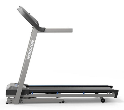 Tapet vrapimi elektrik Horizon Fitness eTR 5.0, motor 2HP, 16 km/h, gri e zi