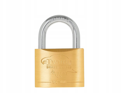 Kllojësa Tvardy BRASS SERIES, e përforcuar, 50mm, ngjyrë bronzi