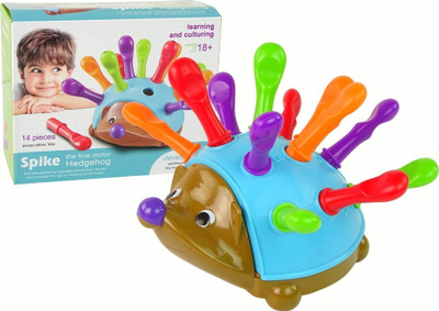 Lodër edukative Leantoys Blue Hedgehog 15997, puzzle me gjemba, shumëngjyrëshe