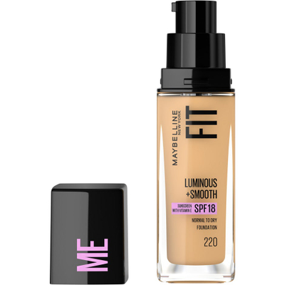 Krem pudër Maybelline Fit Me Luminous+Smooth, nr.220 Natural Beige, 30ml