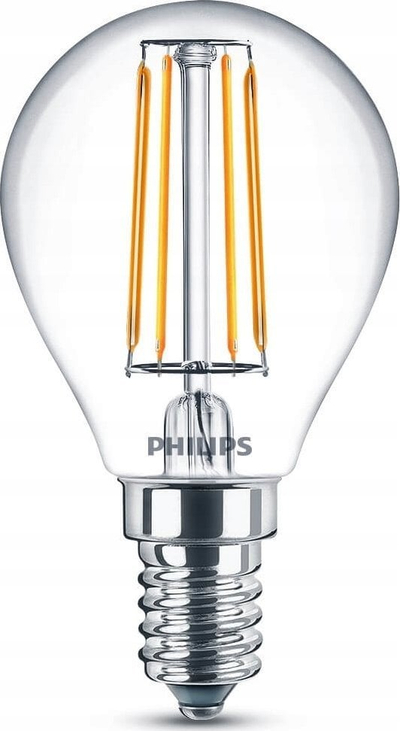 Llampë LED Philips Classic LEDLuster, 4.3W 470lm, E14, dritë e ngrohtë