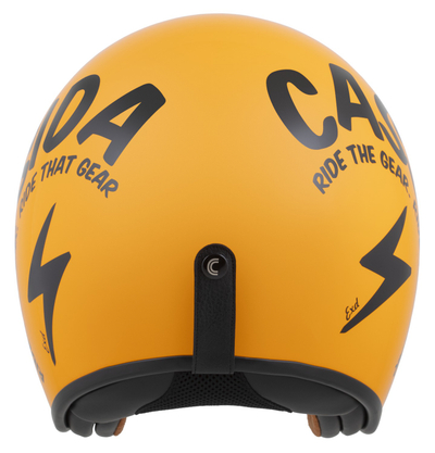 Helmetë moto CASSIDA Oxygen 2.0 Gear, diellore, ECE 22.06, S, verdhë e zezë