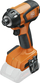 Makineri kaçavide goditëse Fein ASCD 18-200 W4, 18V, 210 Nm, portokalli