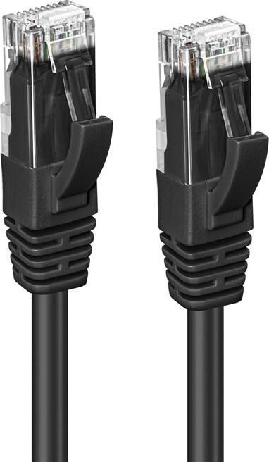 Kabllo rrjeti Microconnect CAT6A UTP, 0.3m, e zezë