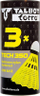 Shuttlecock badminton Talbot 350, najlon, set me 30 copë, i bardhë